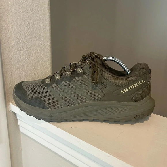 MERRELL Men's Nova 3 Low Dark Olive Tactical Boots (J005047) Men’s Sz 10.5 - Picture 3 of 12